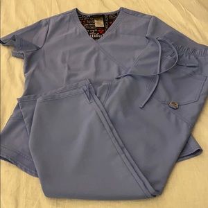 Scrub top and pants
